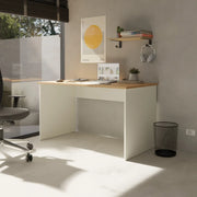 Escritorio Anaya blanco a medida - vista lateral