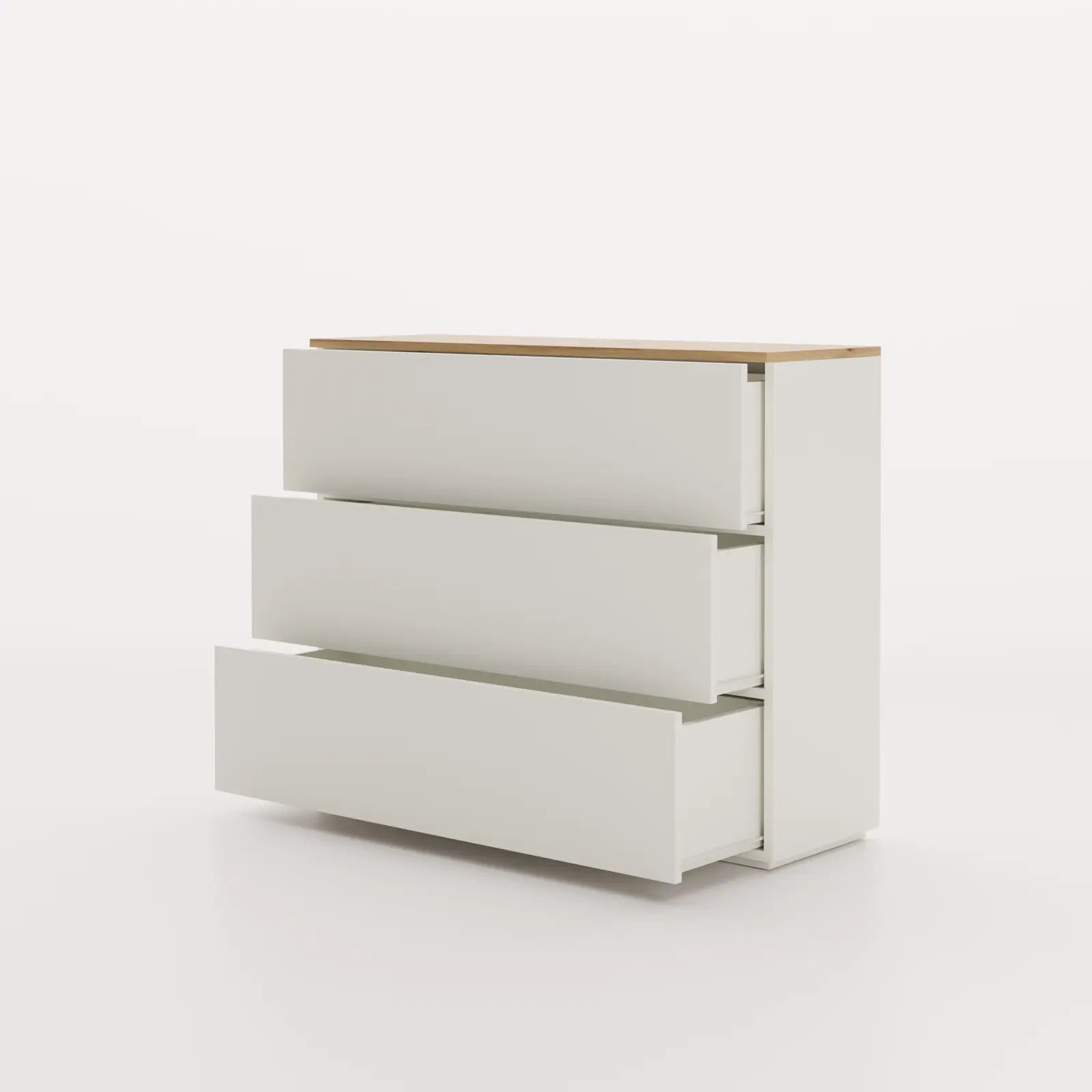 Cómoda Luc blanca a medida - ambiente salón dormitorio