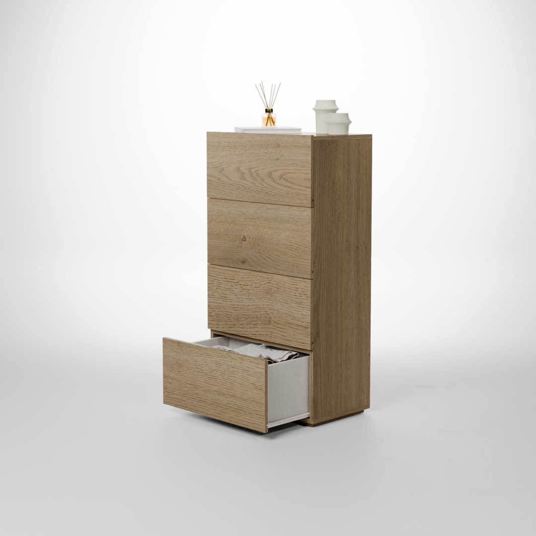 Cómoda ALIZEE a medida Roble Torro - variante acabado madera
