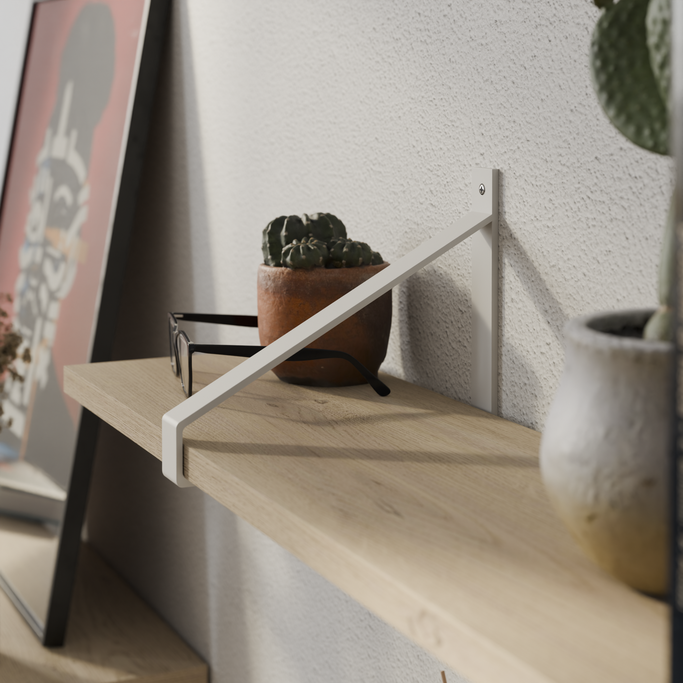 Estante flotante Oksa a medida - ambiente salón