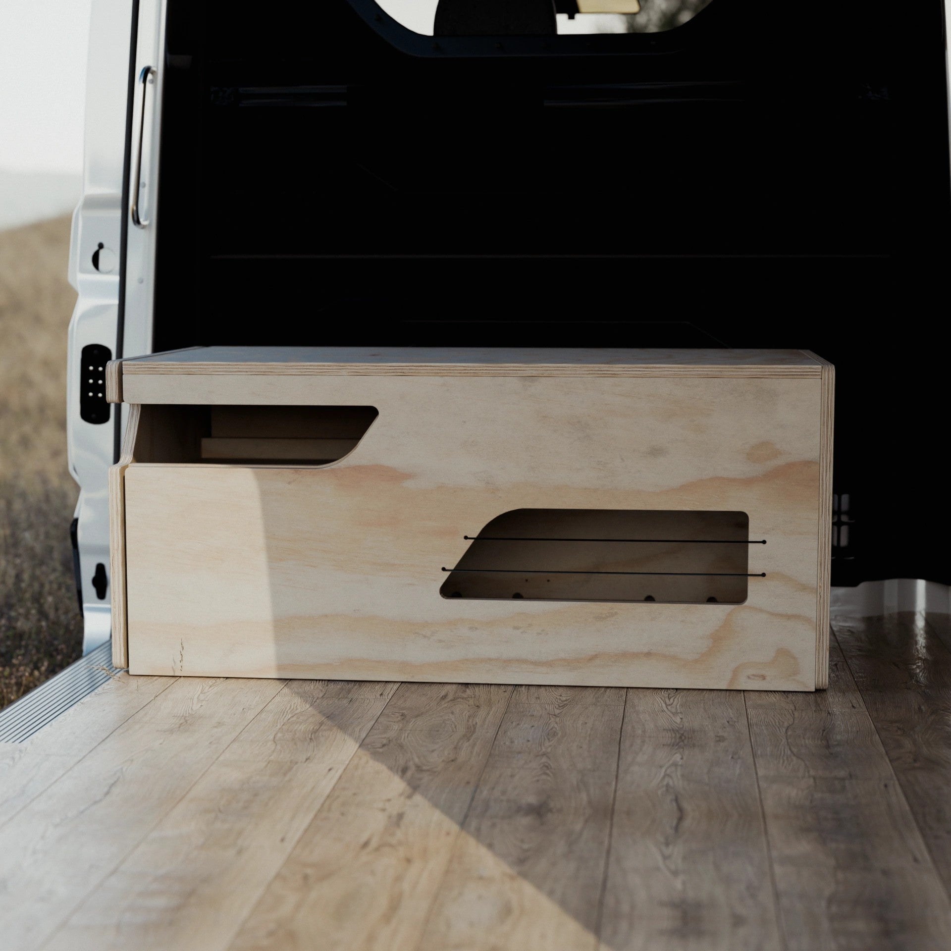 Módulo cocina camper Tramuntana - variante color natural