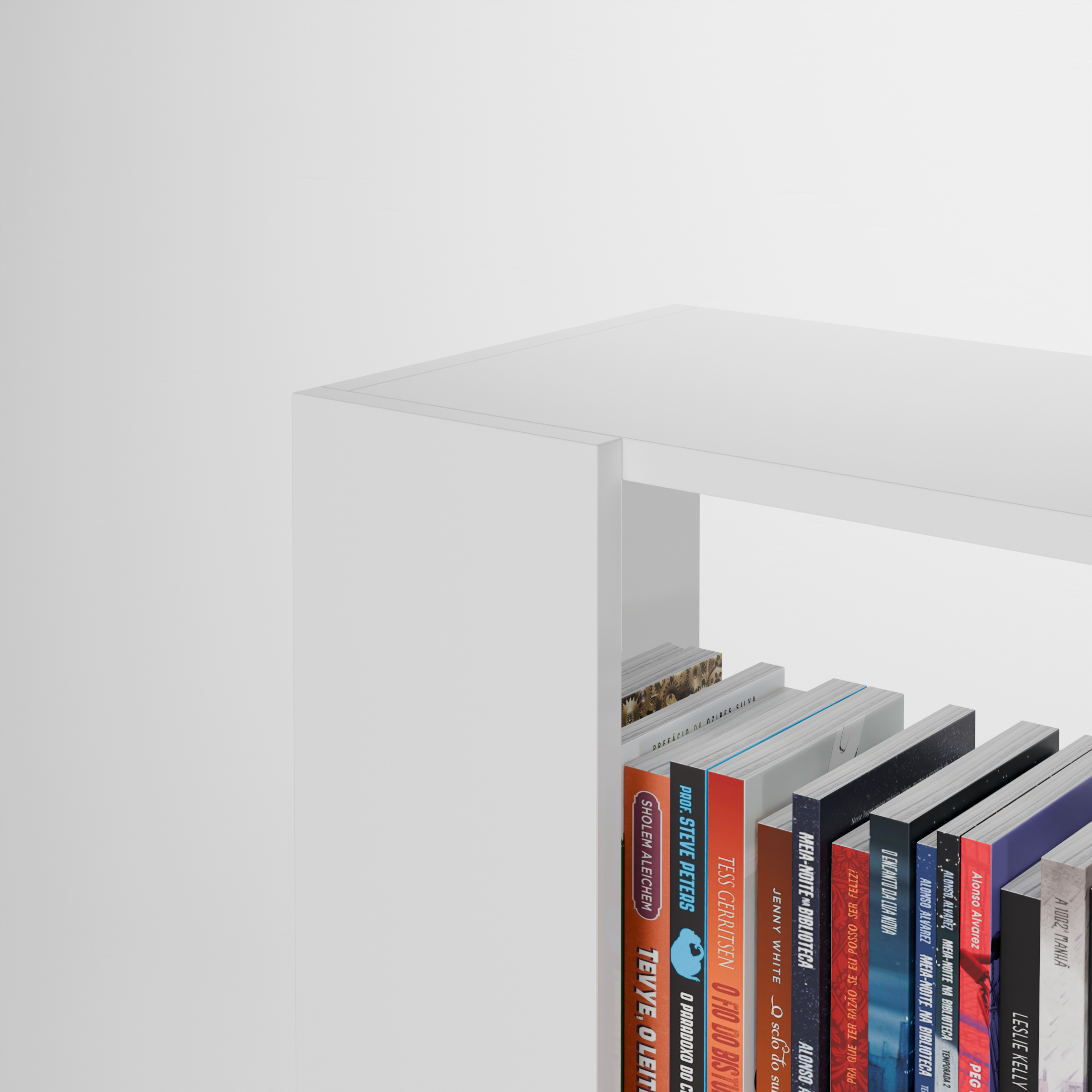 Librería Gede blanca a medida - ambiente