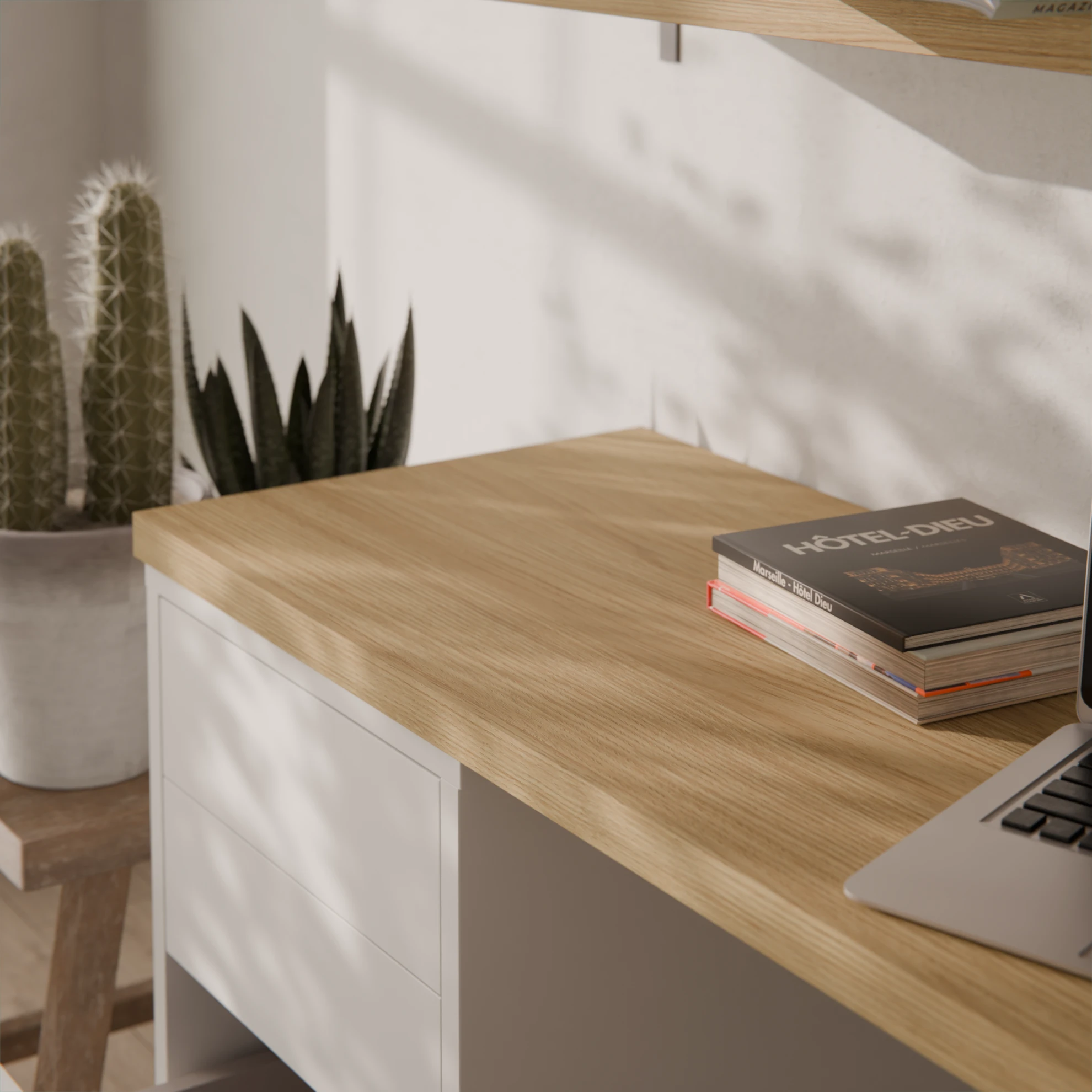 Tablero melamina roble Flow Eternal Oak - primer plano