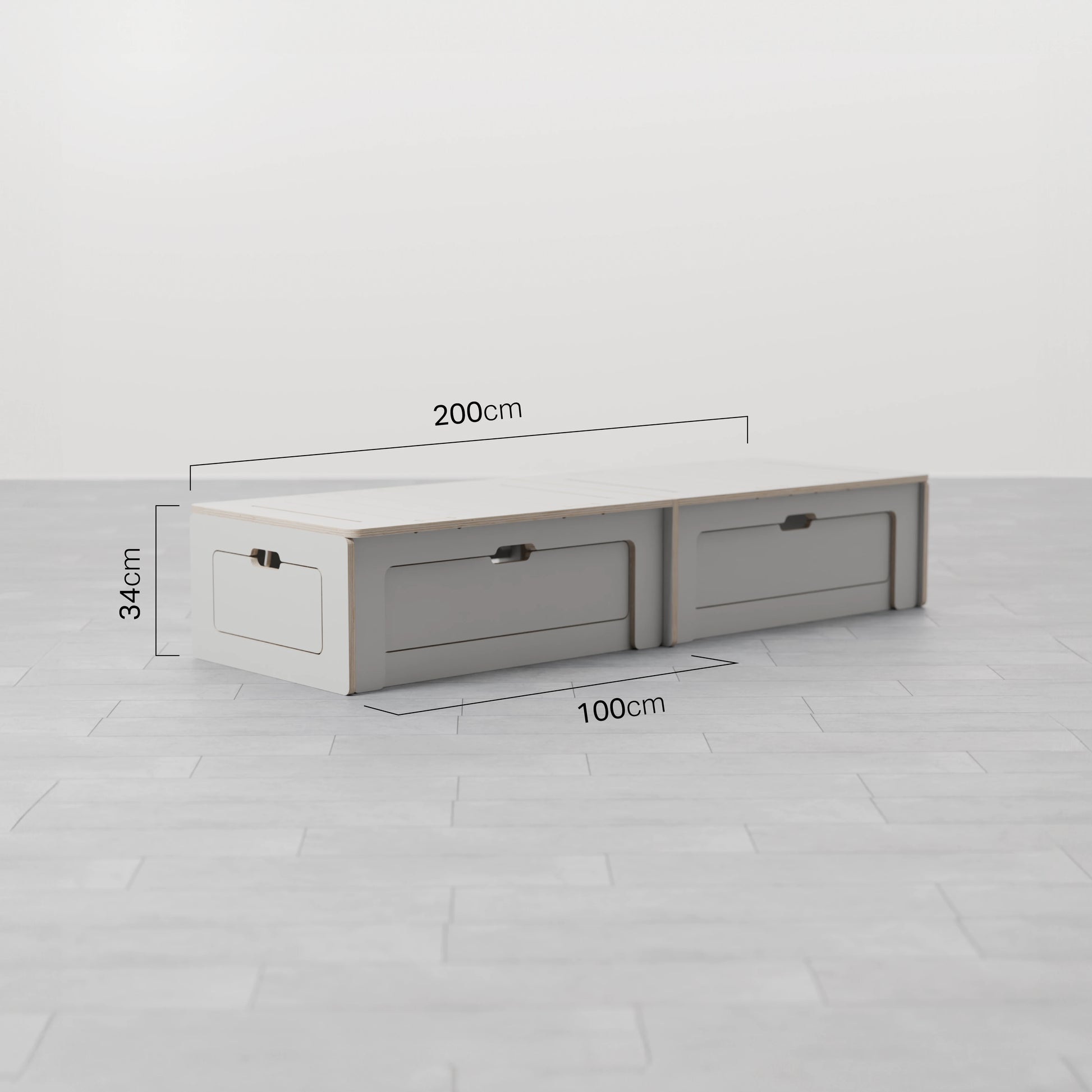 Medidas kit camper Montgó Evo 200 cm - plano acotado