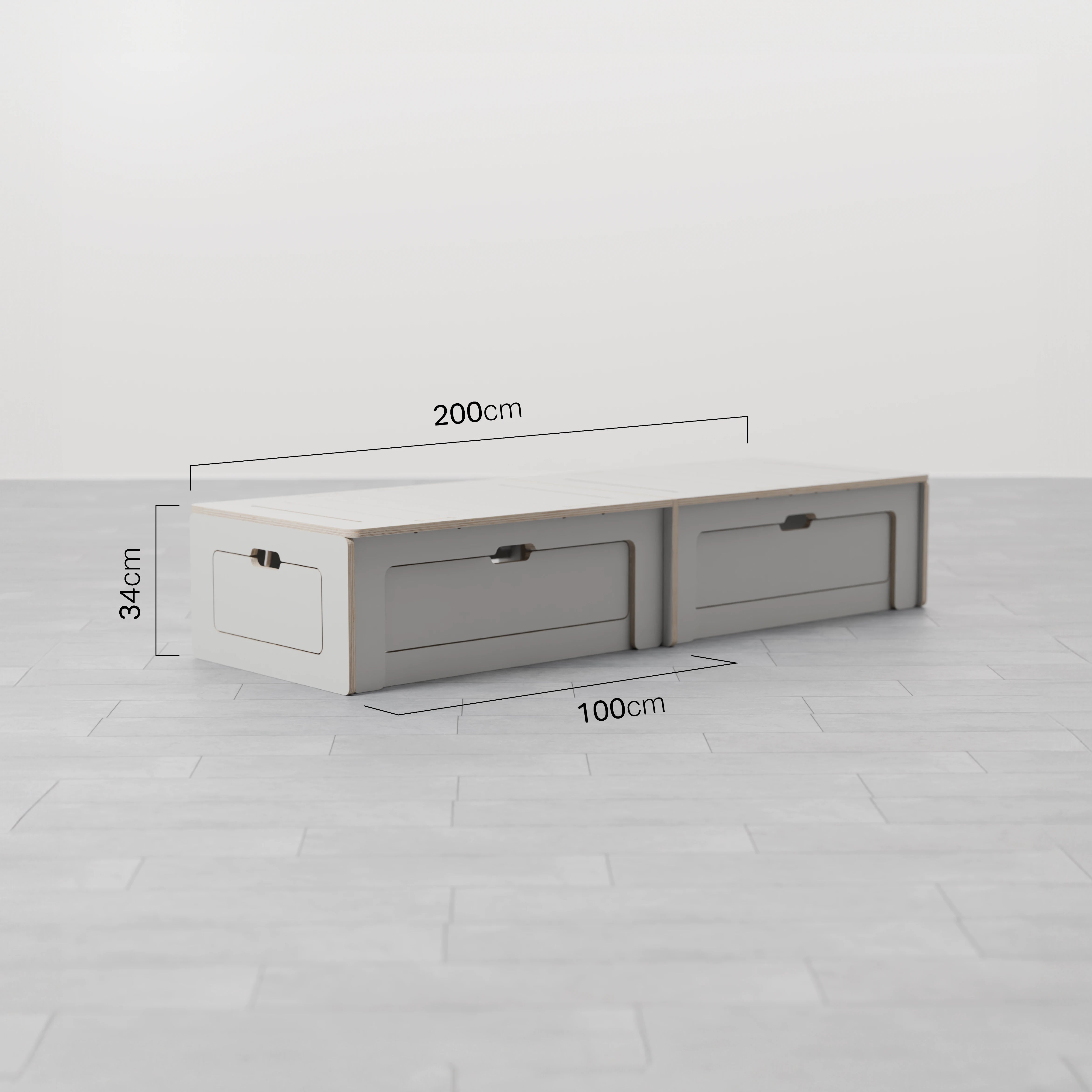Medidas kit camper Montgó Evo 200 cm - plano acotado