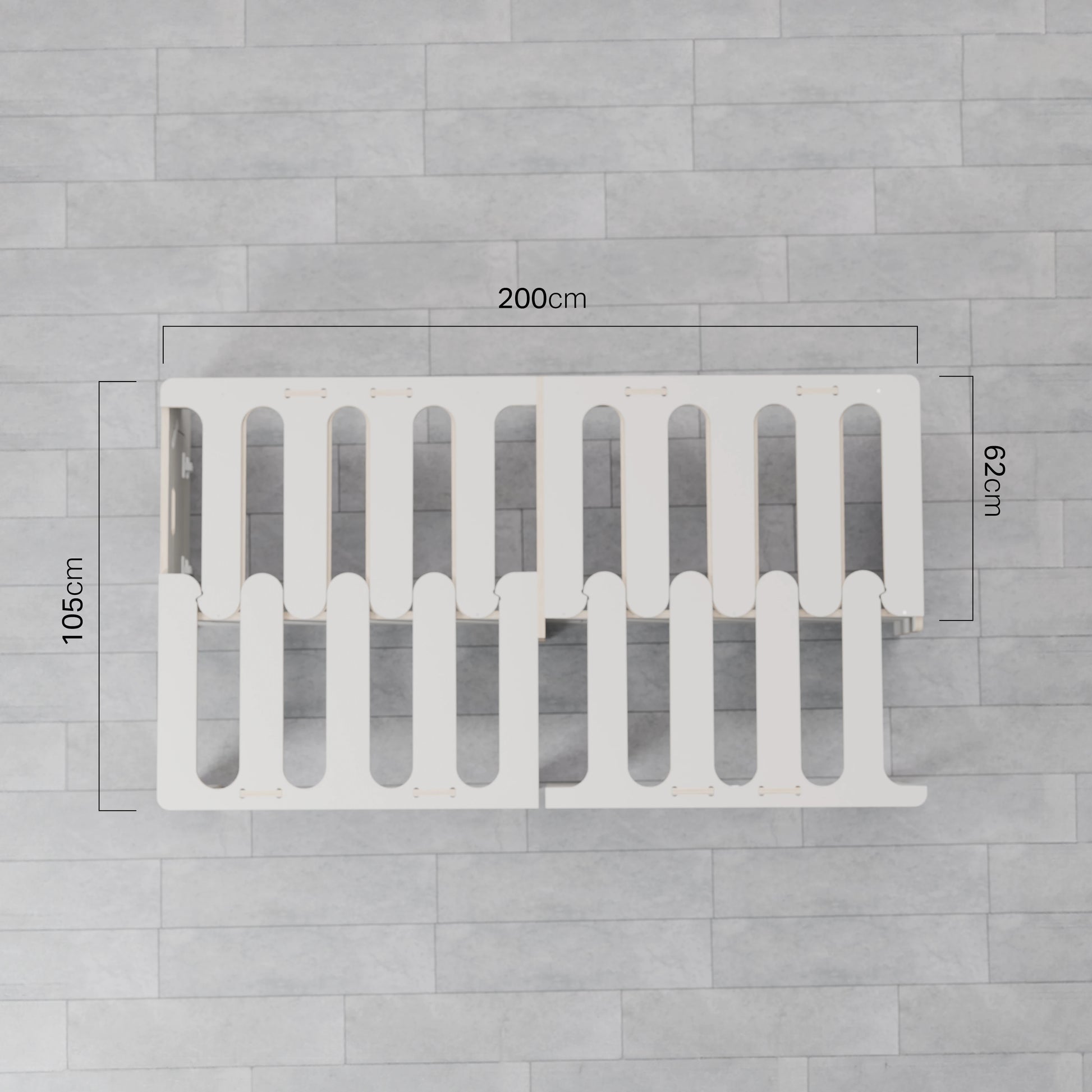 Dimensiones kit camperización Montgó Evo 200 cm