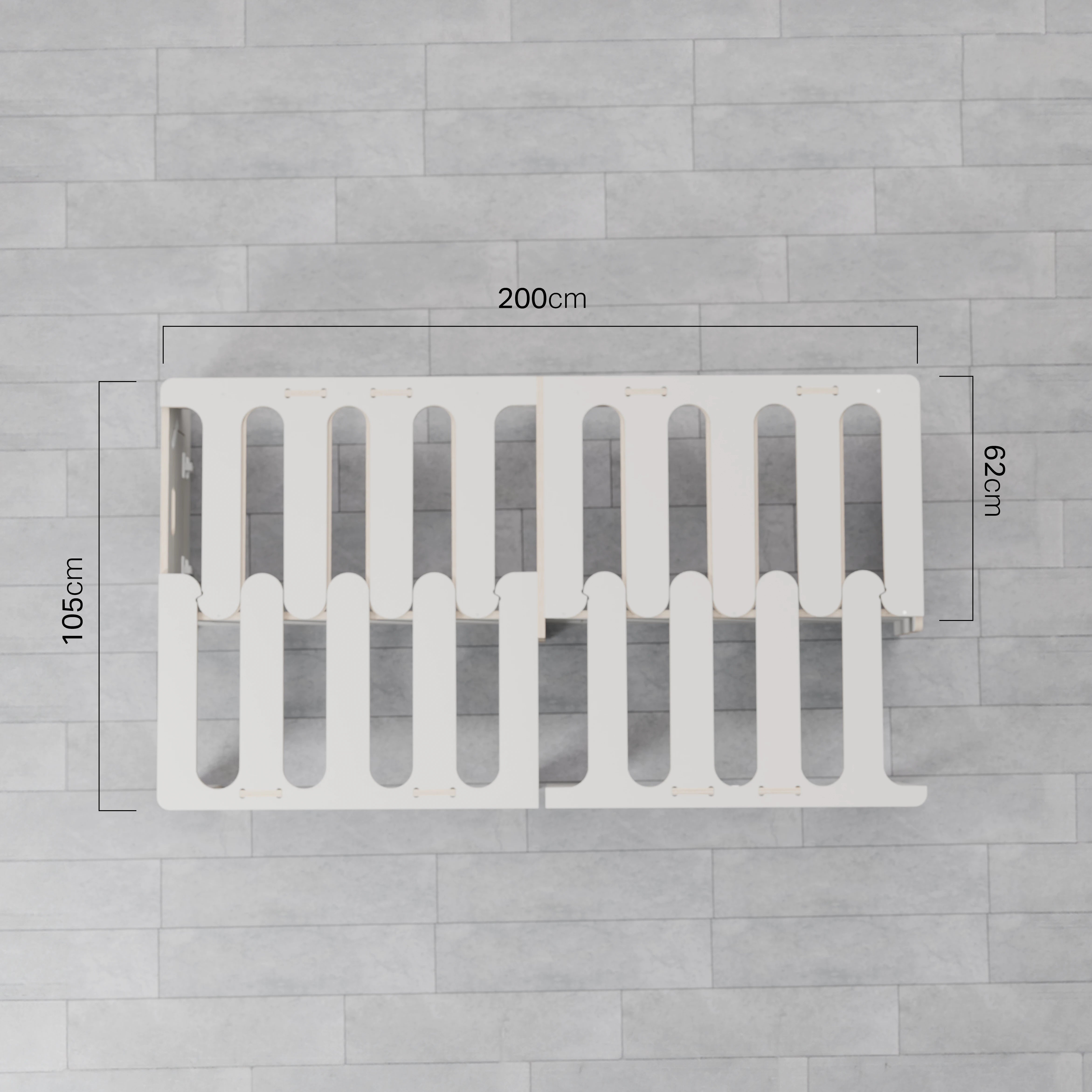 Dimensiones kit camperización Montgó Evo 200 cm