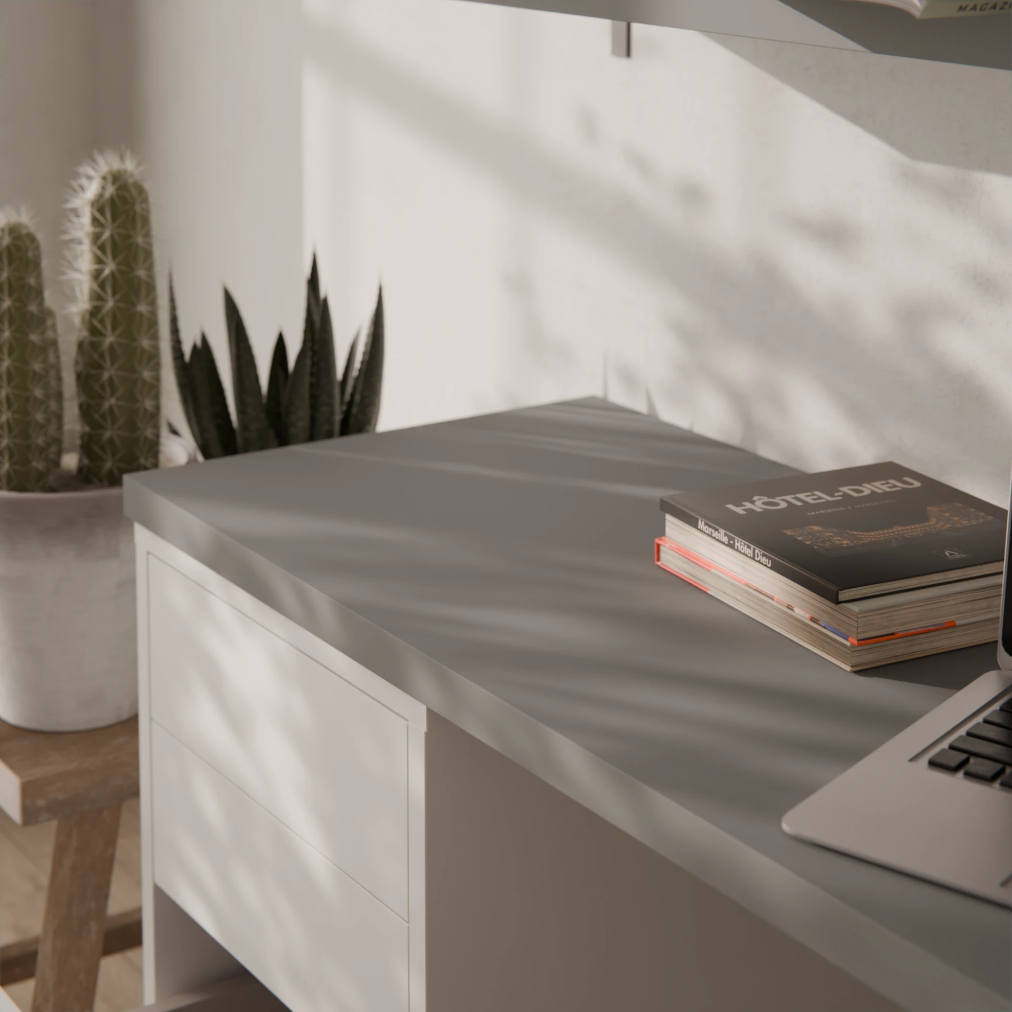 Tablero melamina gris Mouse Grey - detalle textura