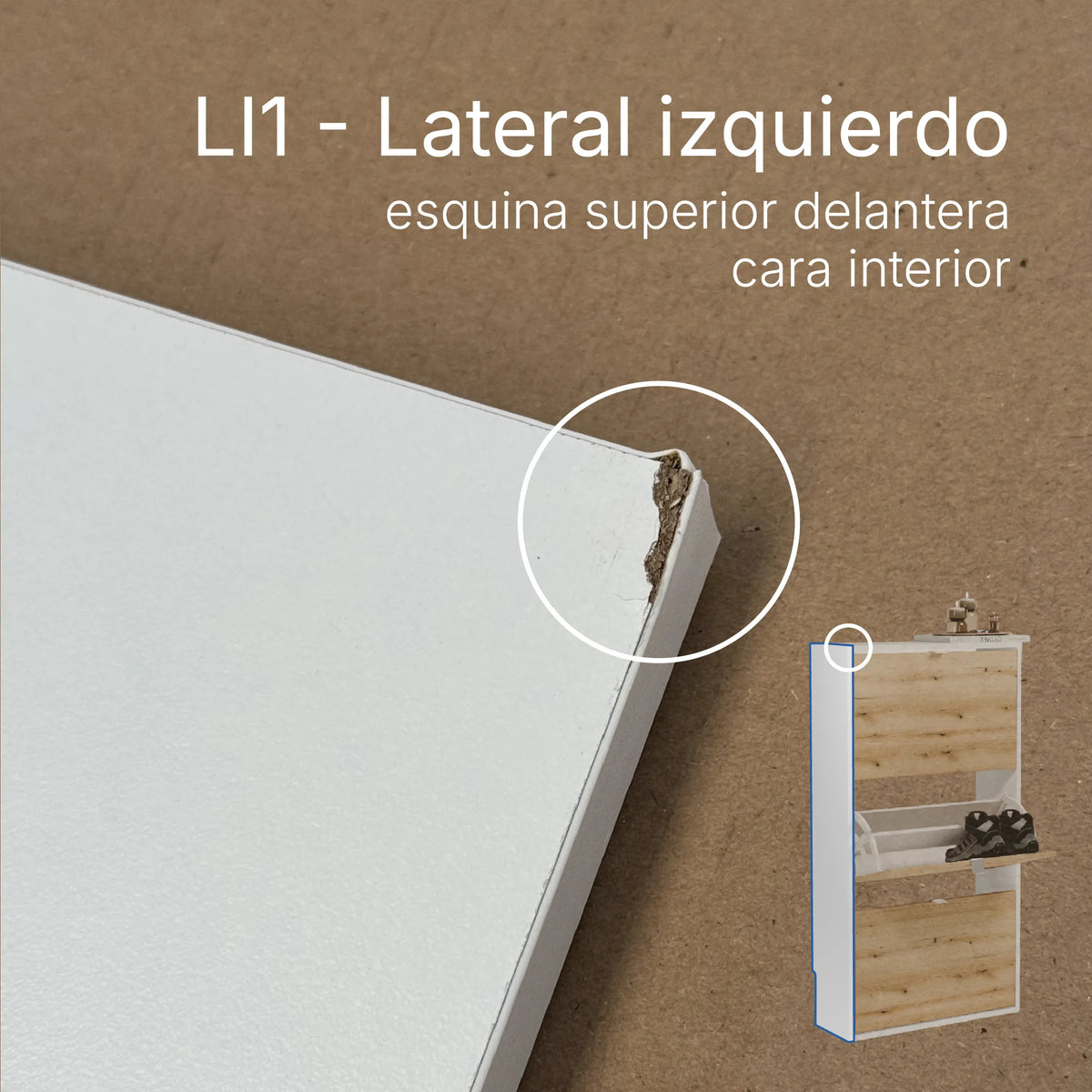 Zapatero Elda | 70x124x26