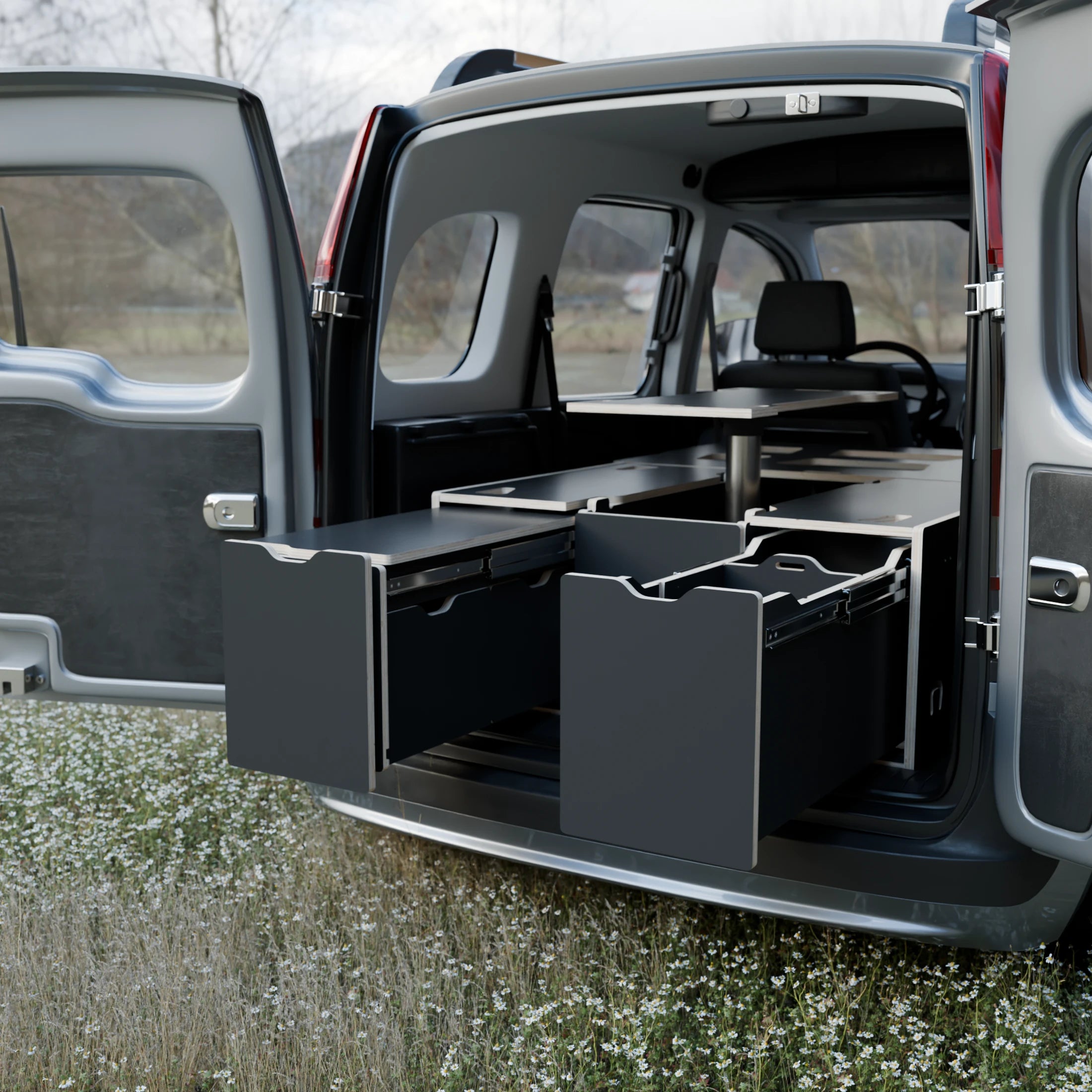 Kit camper Ordesa Advance gris - tres cuartos