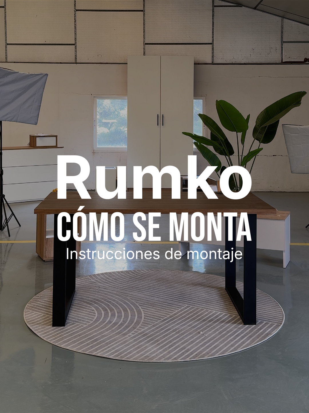Vídeo montaje del escritorio Rumko